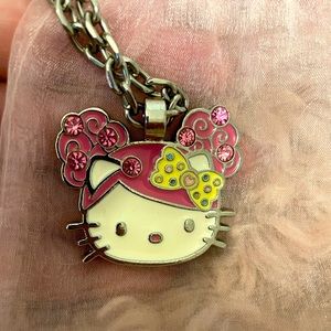 Tarina Tarantino Hello Kitty Pink Head Collection Necklace, 2000’s, Vintage
